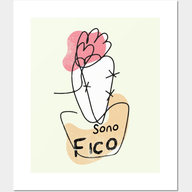 SALENTOmadness "Sono Fico" - I am Cool Wall Art by SALENTOmadness